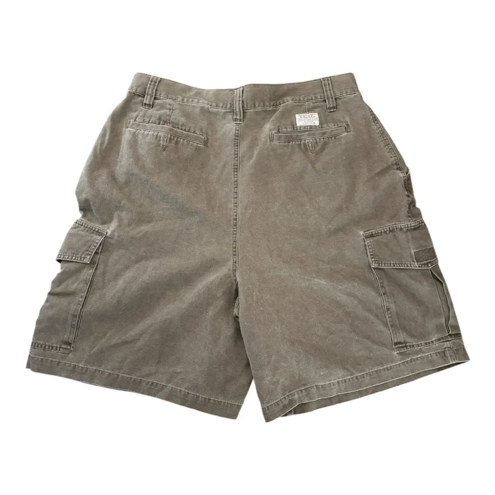 Abercrombie & Fitch Co. Y2K Cargo Shorts Vintage Hong Kong Baggy Size 38 - Picture 5 of 10
